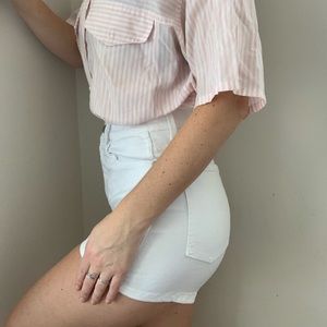 White Eve Denim Shorts